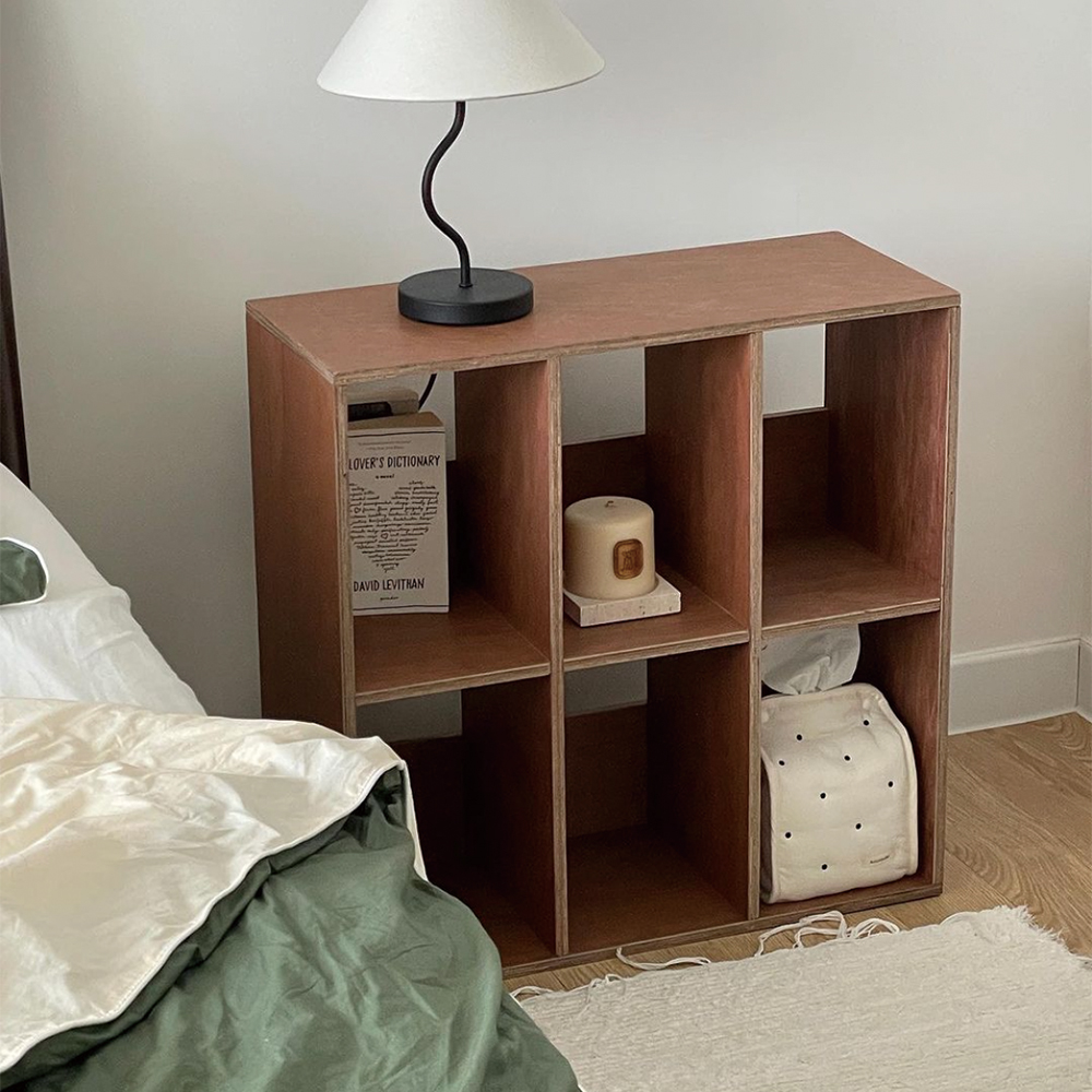 오그레 우드 책장 3x2 (세로형)