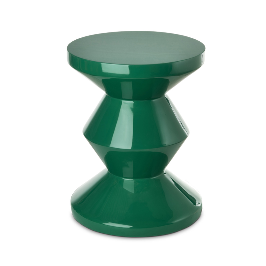 (2월특가) [단독쿠폰] 폴스포텐 지그재그 스툴 에메랄드 그린