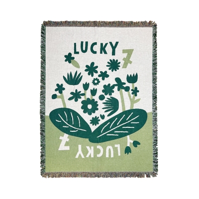 모닝눈나잇 럭키그린 우븐블랭킷 LUCKY GREEN BLANKET