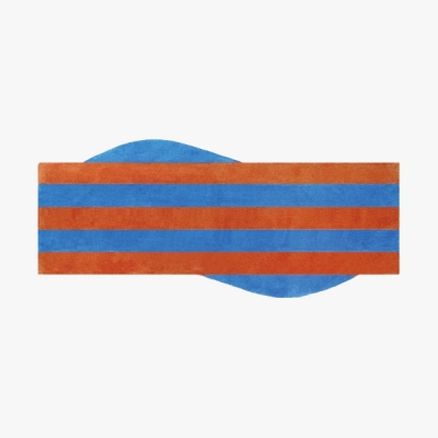 모닝눈나잇 오렌지스트라이프 터프팅 러그 ORANGE STRIPE RUG