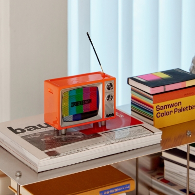 세이투셰 80’s TV Incense Holder (Orange) 80년대 TV 인센스 홀더 (오렌지)