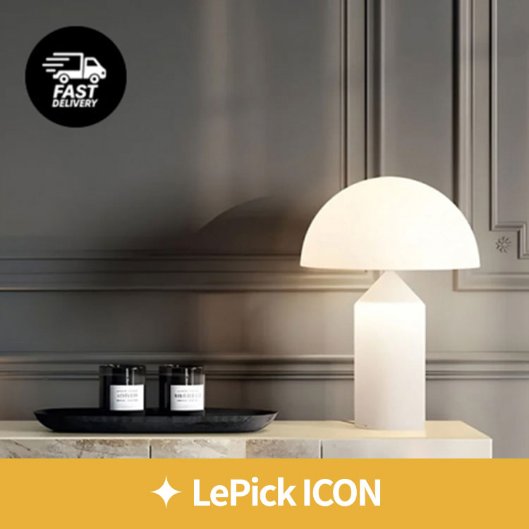 (르픽ICON) [단독최저] [빠른배송] 올루체 아톨로 테이블 조명 OLUCE Atollo Vetro Opale Table Lamp 237 (전구포함)