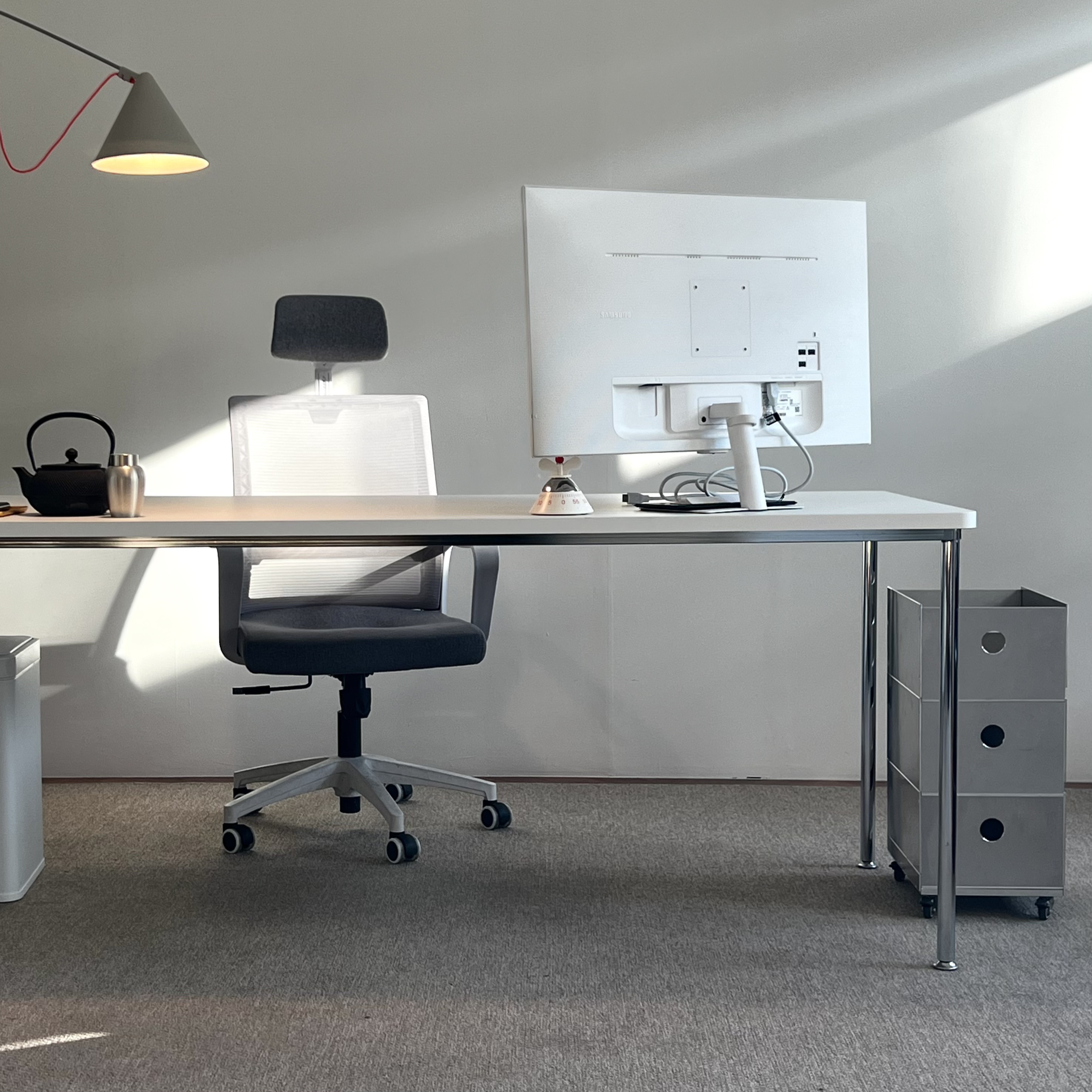 (슈퍼세일) [홈오피스] 스테이엠 미드니멀 이지클린 테이블 1200x800 STAY.M Midnimal Easy Clean Table White