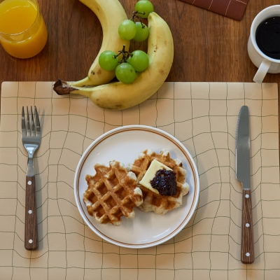 세이투셰 Grid Table Mat (크림) 그리드 테이블 매트 (크림)