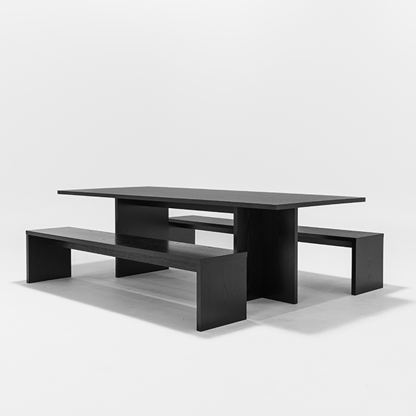 (2월특가) [빠른배송] [10만원 적립] 플로티카 칼럼 테이블 W1800/W2100 (Black)