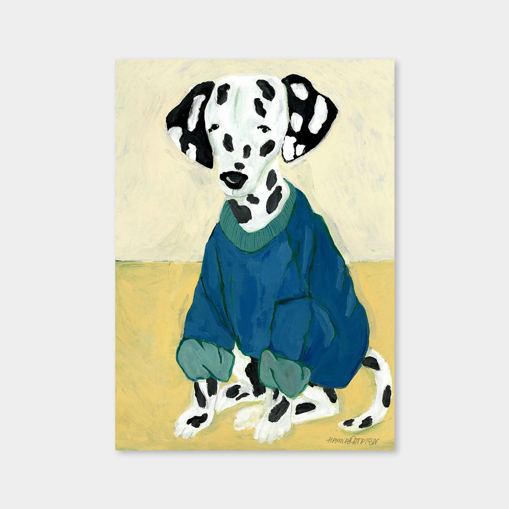 오픈에디션 포스터 한나 피터슨 Dalmatian in Sweatshirt (액자포함) [3% 적립]