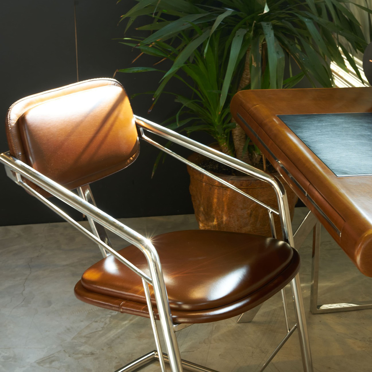 (1월특가) [단독최저] [de Bejarry] 프랑스 드비저리 마드리드 스팅 체어 서재 책상 의자 (빈티지 레더) (-1/31)