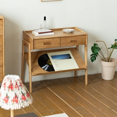 (1월특가) 장미맨숀 리브 원목 협탁 02 2colors