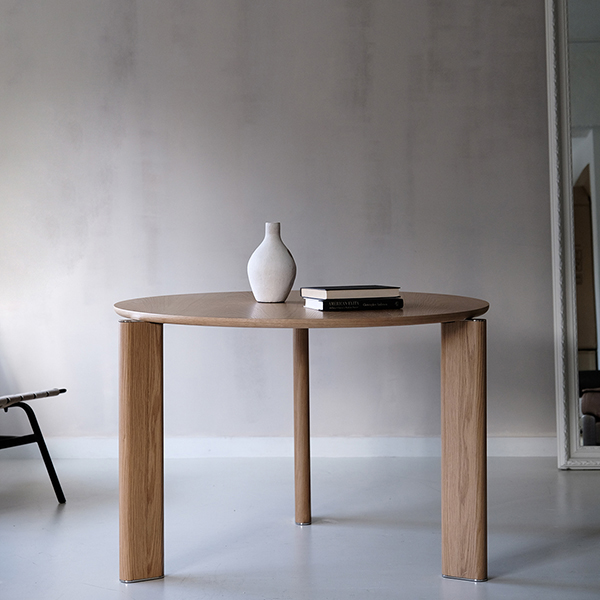 [무료설치] 피콕서울 델리 원목 테이블 - 오크/화이트