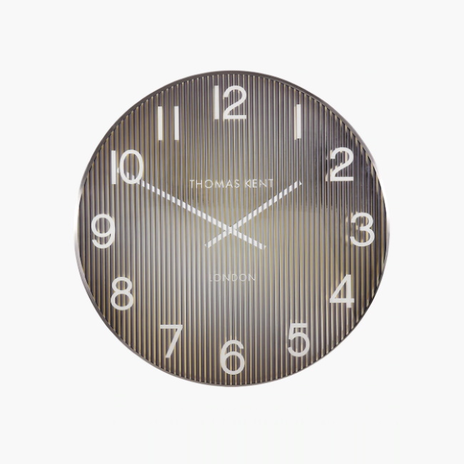 [아울렛] 토마스켄트 리니어 벽시계 Linear Analogue Wall Clock, Gold