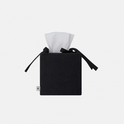 (블랙프라이데이) 에프에프컬렉티브 Linen Tissue Cover S Black [-12/3]