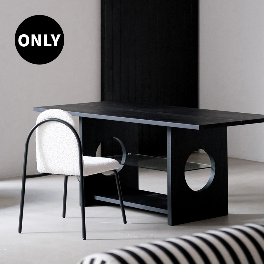 (4월특가) [더블적립] 피콕서울 솔리드 테이블 SOLID TABLE (Black)
