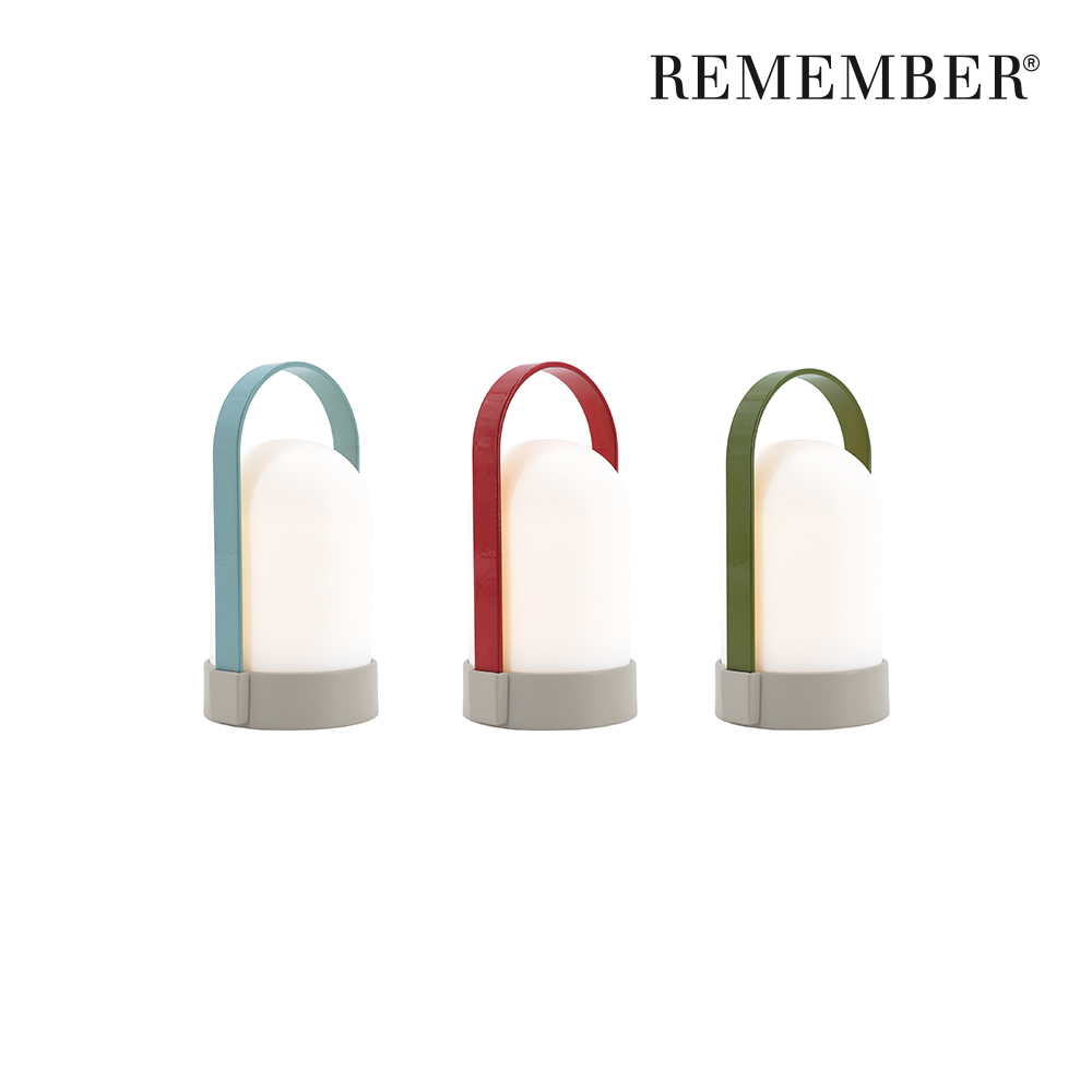 [REMEMBER] 피콜로스 유리 무선 포터블 램프 3개 세트/Lamps URI Piccolos, set of 3