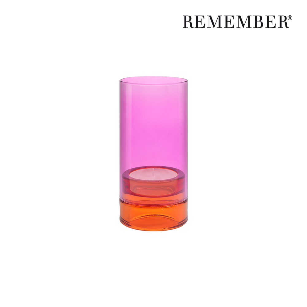 [REMEMBER] 유리 랜턴 리스 핑크/Glass lantern Lys pink