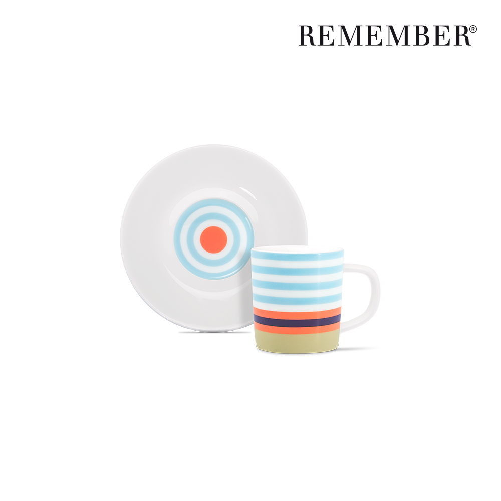 [REMEMBER] 포지타노 에스프레소 컵앤소서 찻잔세트/Espresso cup + saucer Positano