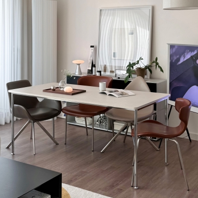 (1월특가) 스테이엠 미드니멀 세라믹 디자인 다이닝테이블 - 2000x800