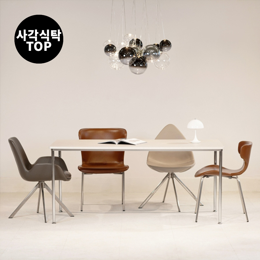(슈퍼세일) [4만원 적립] 스테이엠 미드니멀 세라믹 디자인 다이닝테이블 - 1600x800