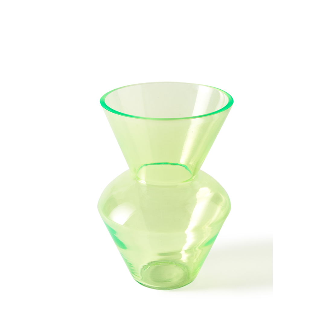 (블랙프라이데이) 폴스포텐 넥 화병 네온 그린 POLSPTTEN NEON GREEN NECK VASE (-12/3)