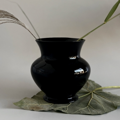[플레인세라믹] 그랑할스 베이스 화병 Grand Hals (Vanta Black)