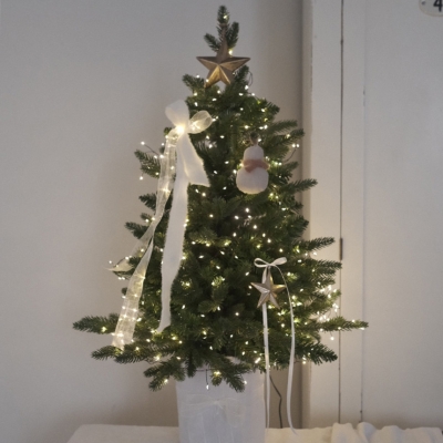 오르세아뜰리에 블랑 미니트리 - 2sizes (전구+오너먼트 포함)