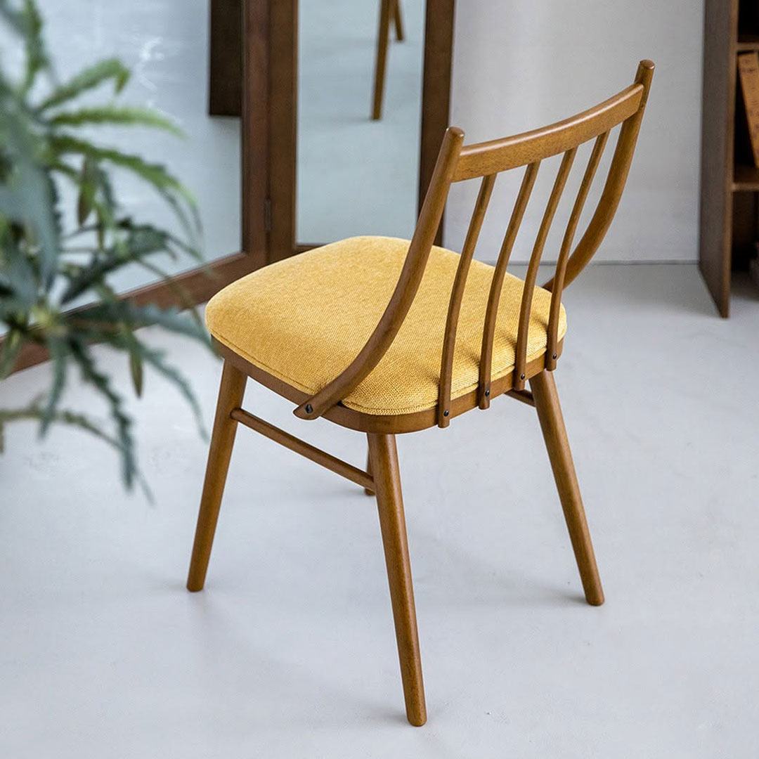 (11월특가) [쿠폰] 장미맨숀 소피아 원목 패브릭 카페 식탁 의자 01 (-11/30)