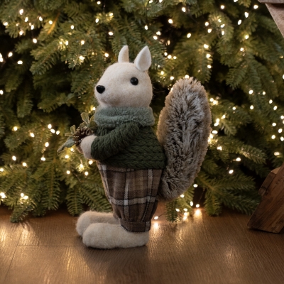 (12월특가) 아티파티 큐트 다람쥐 인형 오브제 크리스마스 트리 장식 소품 (-12/25)