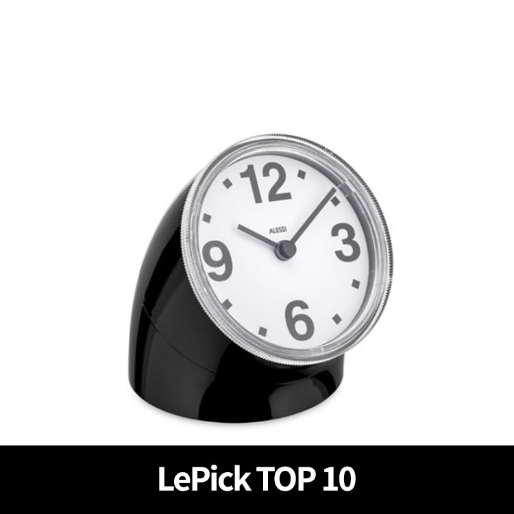 (르픽TOP) 알레시 크로노타임 탁상시계_블랙