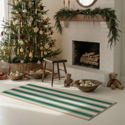 (12월특가) [단독최저] 데이드리머 크리스마스 에디션 졸리 미니 러그 (40x120) (-12/25)