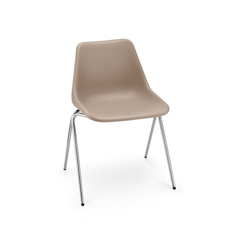 (11월특가) 힐레 폴리사이드 체어 샌드 쉘 크롬 프레임 HILLE Polyside Chair Chrome Frame