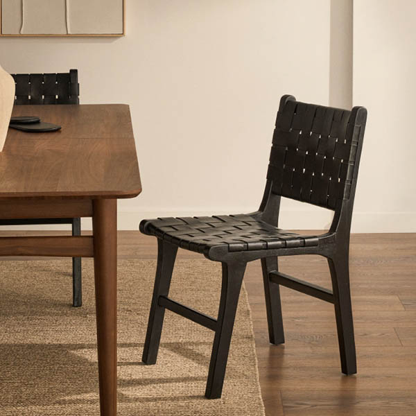 케이브홈 칼리스타 스트랩 다이닝체어 2color