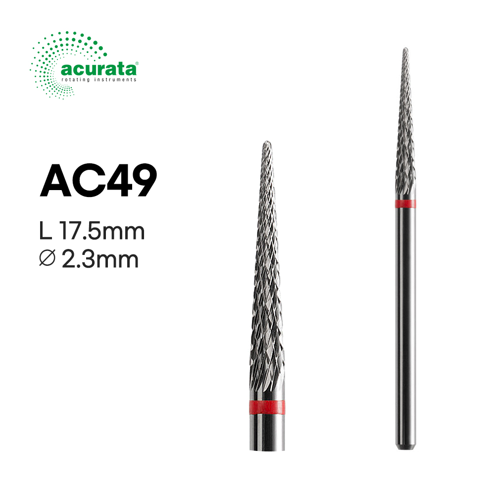 AC49_아큐라타 텅스텐 카바이드 드릴비트  사이드 각질제거용