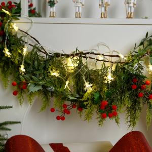 크리스마스 눈꽃 LED 전구