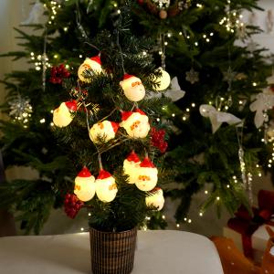 크리스마스 산타 얼굴 LED 전구