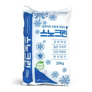 KG케미칼 스노크린 20kg 친환경 국내산 제설제 일라이트 제설용 제습용 염화칼슘