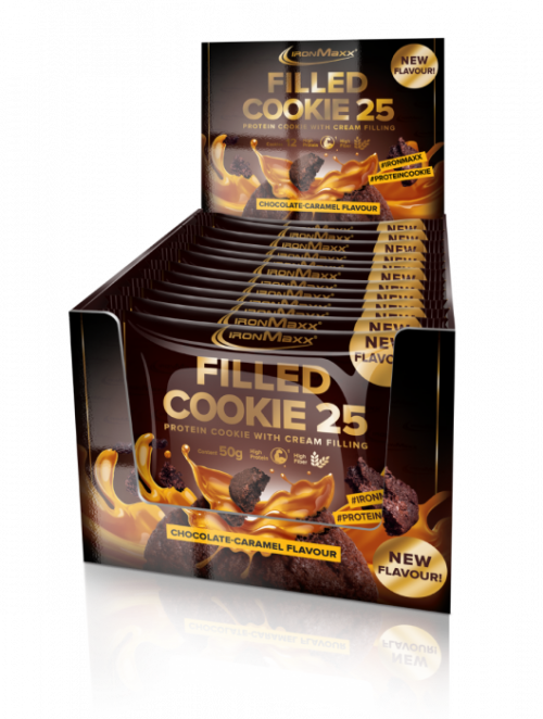 [프로틴쿠키] Filled Cookie 25 50g x 12ea [1box] - Caramel