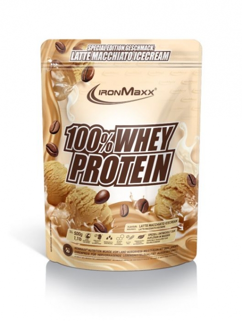 [NEW] 100% Whey Protein Latte Macchiato Icecream 500g Bag - 라떼 마끼아또 아이스크림맛