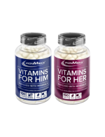 비타민 포 힘 + 포 허 (남성 & 여성 비타민) - 100, 150 캡슐