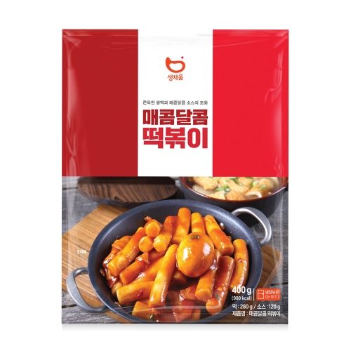 [생채움] 매콤달콤 떡볶이 400g