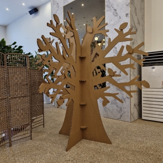 허니콤보드 나무조형물