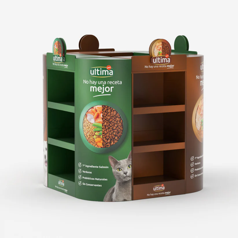 종이 매대 디스플레이 특수설계 4면형