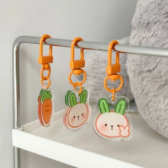 [대량 도매] 투명 불투명 아크릴 키링 100개 이상