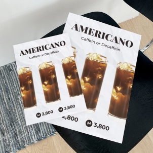 아메리카노 포스터 210 x 297 (mm)