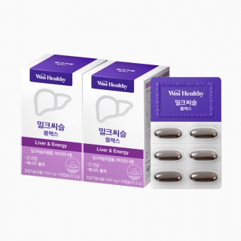 삼진제약 위시헬씨 밀크씨슬 플렉스 2개월분 2박스
