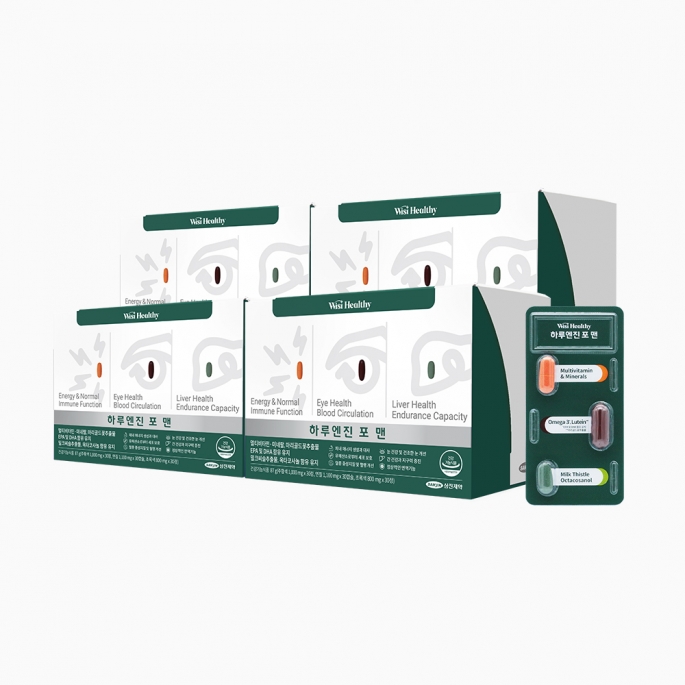 삼진제약 위시헬씨 하루엔진 포맨 4개월분