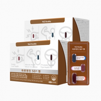 삼진제약 위시헬씨 하루엔진 50+맨 2개월분