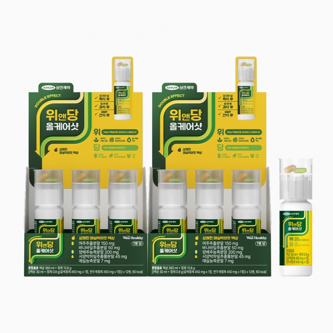 삼진제약 위앤당 올케어샷 X 12병 2박스
