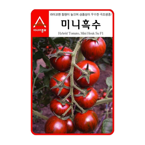 토마토씨앗 미니흑수(200립) - 특수 토마토