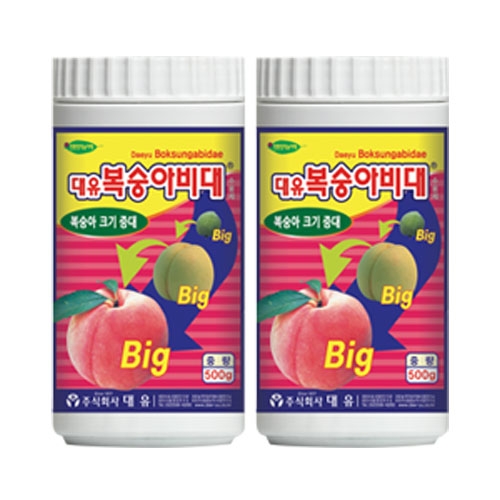 대유 복숭아비대 500g - 복숭아 전용 비대제