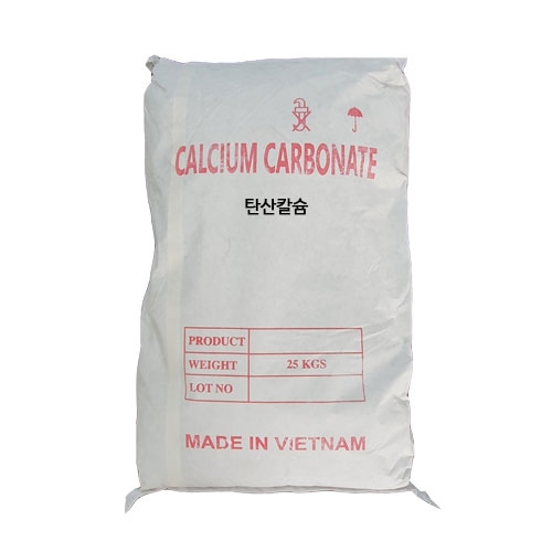 탄산칼슘 25kg - 토양개량 일소부피방지 칼슘제
