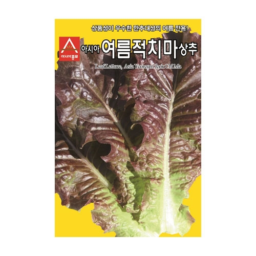 상추씨앗 아시아여름적치마(3000립,6000립,6만립)